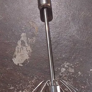 Better Beater/Manual Presed/pengocok Telur/manual Mixer Full Stainless Ganggang Warna