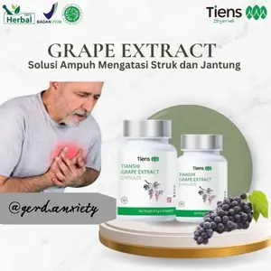 Grape Extra Tiens Herbal cina Hipertensi Dan Stroke Bpom halal