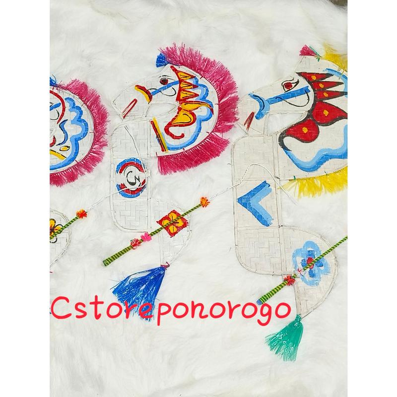[LSM] JARANAN ANAK + PECUT PAKET MURAH / kuda lumping / kuda lumping anak / kuda pegon / barongan / devil / pecut / cambuk / reog Bambu 3