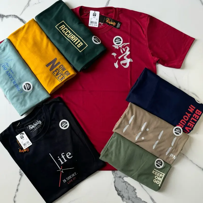 L 4pcs-95ribu baju kaos DISTRO Pria Wanita•BISA COD•GRATIS ONGKIR• 8