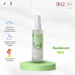 SR12 Deodorant Tawas Spray 60ml Ampuh Untuk Bau Badan Dan Mencerahkan Ketiak Non Alkohol Tawas Buat Ketiak
