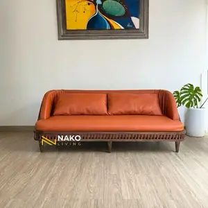 Sofa jari jari jati / Sofa 3 seat / Sofa minimalis / Sofa jati Furniture