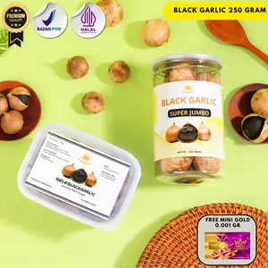 Black garlic / bawang hitam tunggal (BUKAN KATING) berat 250gram