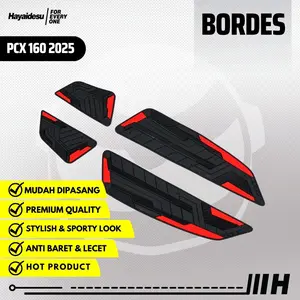 Hayaidesu Floor Step Boardrest Karpet Motor PCX 160 2025 RoadSync/ABS/CBS Bordes -  Premium Quality