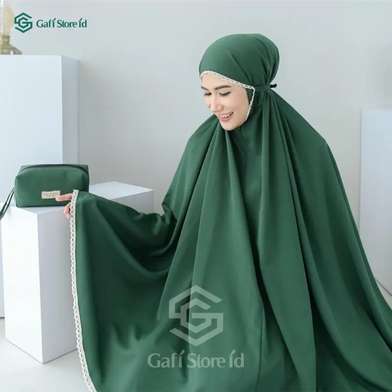 Mukena Dewasa Traveling 2 in 1 Pouch Babysilk Terbaru 4