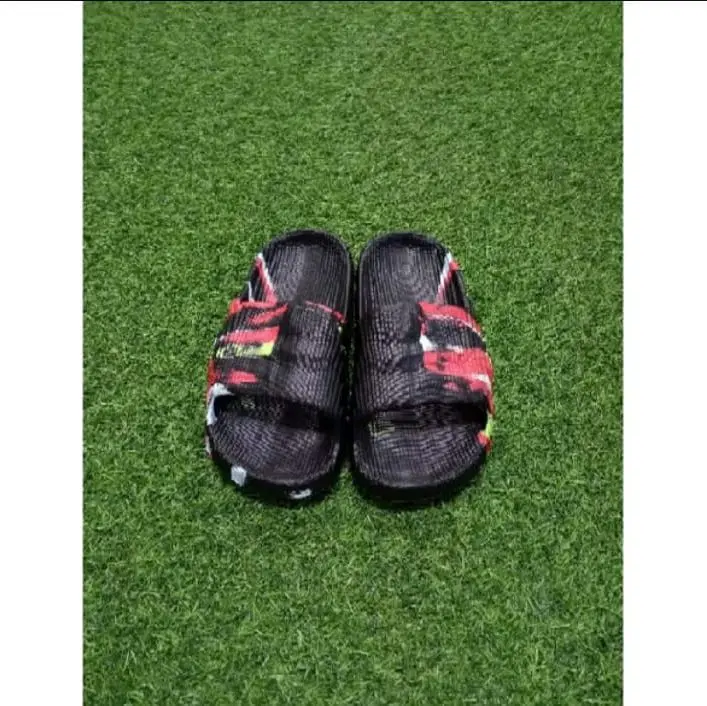 SANDAL ANAK COWOK TERBARU SANDAL LAKI-LAKI SELOP LORENG SLIP ON RINGAN LENTUR 3