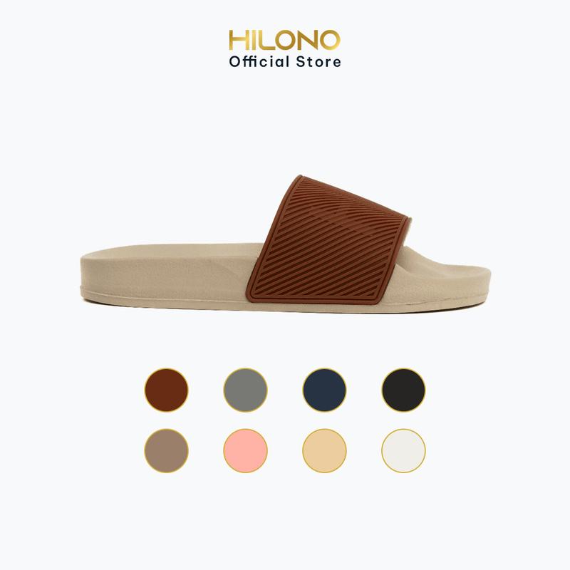 HILONO Dép Quai Ngang Nam Nữ Êm Nhẹ HL05-02 Màu Sắc Đa Dạng Chất Liệu IP PVC Size 36-43 Thiết Kế Tinh Giản