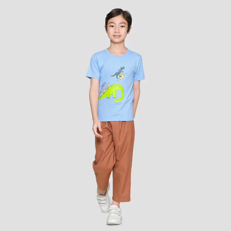 Little M Dino Print Kaos Anak Laki-laki 121354124 2