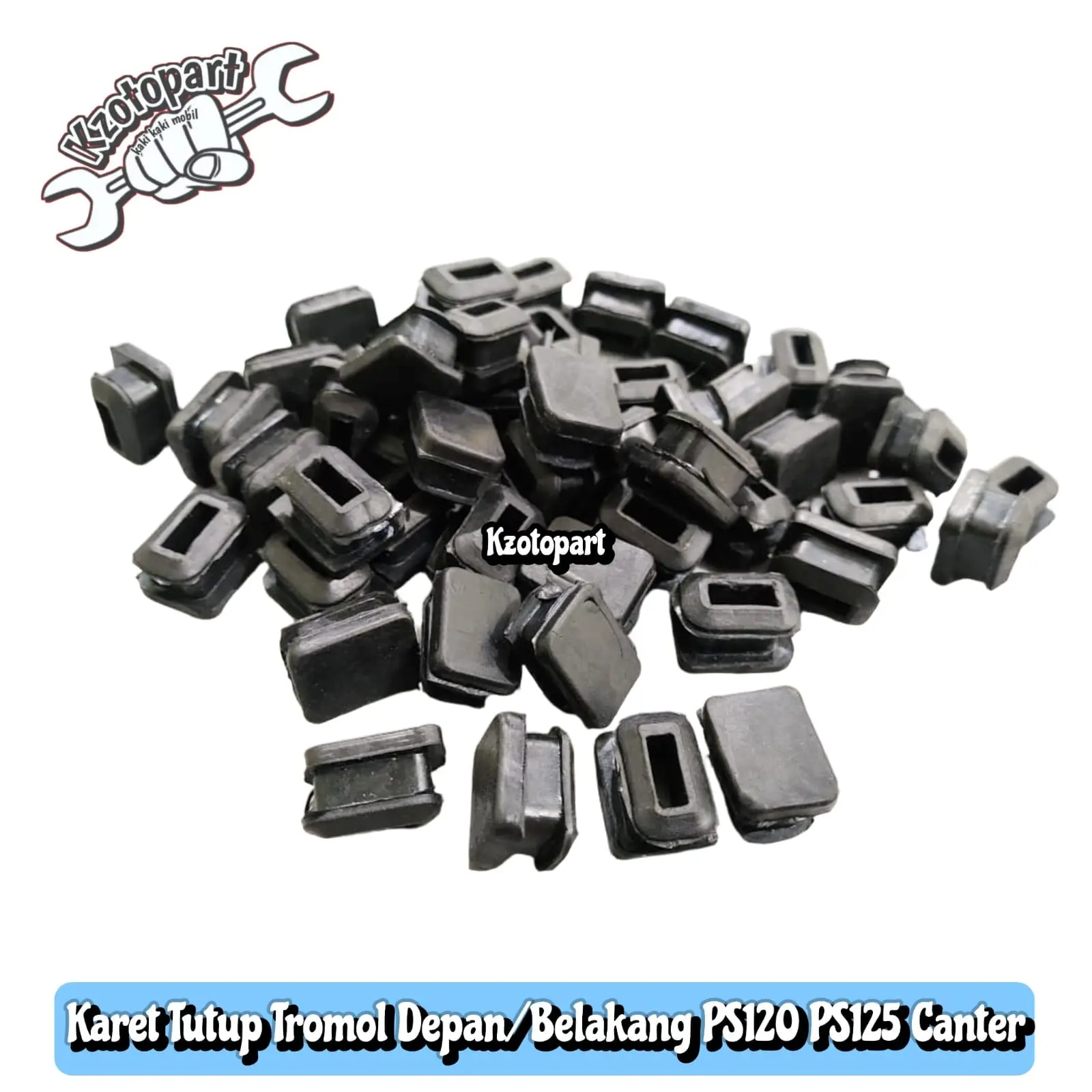 Isi 10 Pcs Karet Tutup Tromol Depan / Belakang Colt Diesel PS120 FE119 PS125 CANTER FE74 MC832756