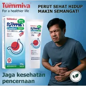(ORI Bersegel)Tummiva Gel Comfort 30G Cream Massage Paket 2 box