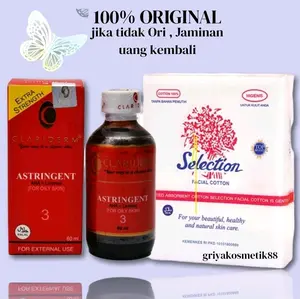 Claridem Toner Original Ori Phillipine 35gr + Kapas Selection 100% Original untuk Kulit Berminyak