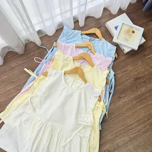 Kayla vest poplin | vest poplin wanita | vest tali | vest ruffle