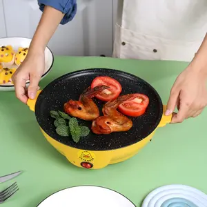Alberkah- Grill Pan Panggangan BBQ Panci Listrik 22CM 26CM Multifungsi Tidak Lengket Wajan Panggang Kue Panggang Alat Dapur Memasak BBQ