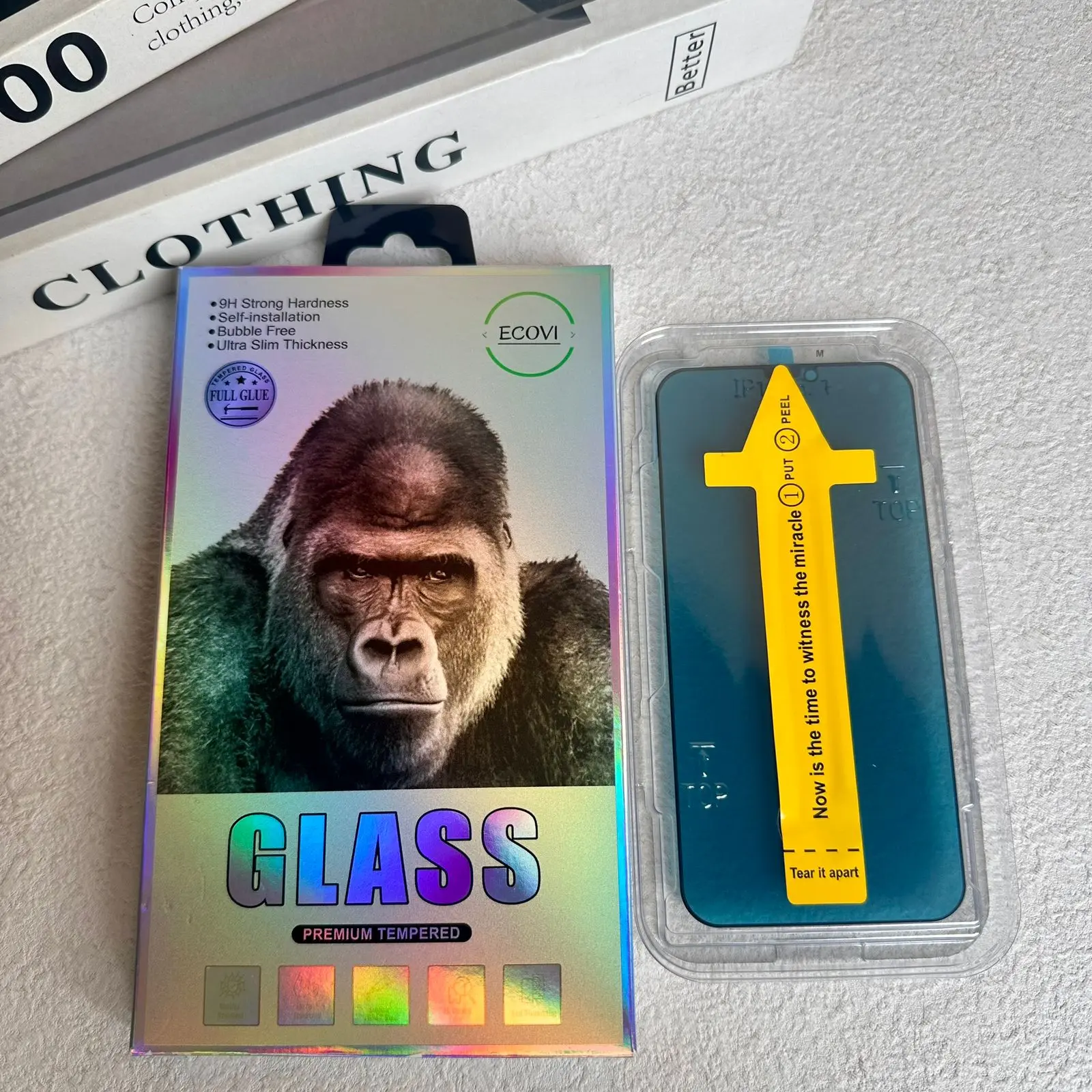 ECOVI Screen Protector Auto Fit Tempered Glass SAMSUNG A15 5G A34 A35 A54 A55 S22 S22+ S23 S23+  S24 S24+ Plus