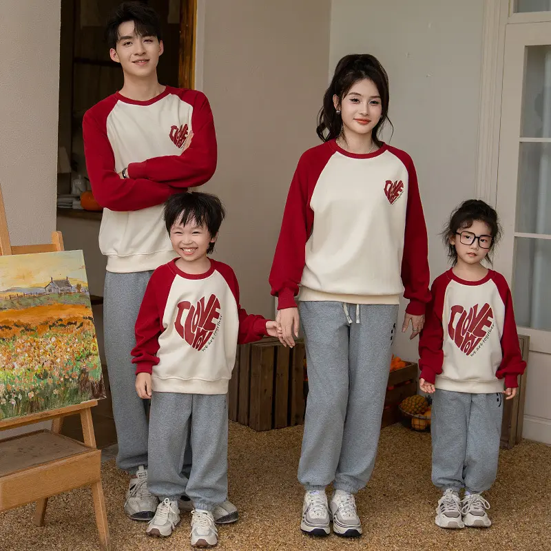Trang Phục Phù Hợp Với Gia Đình, Áo Hoodie, Bộ Đồ Cặp Đôi, Trang Phục Cho Phụ Nữ, Áo Cánh, Quần Áo Dài Tay