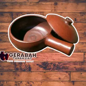 Panci Rebus Gerabah Tanah Liat, Teflon Gerabah
