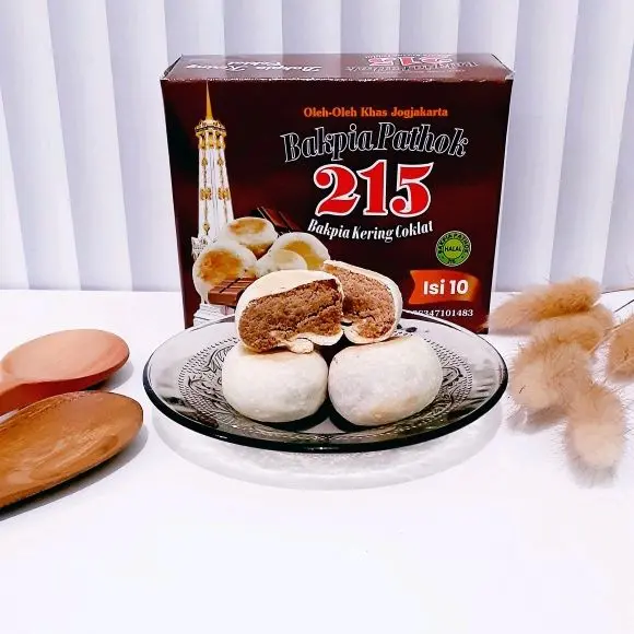 (theangelstore) Bakpia Pathok Kering 215 Rasa Coklat Isian 10 0