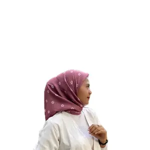 Hijab Segiempat Motif Waffle