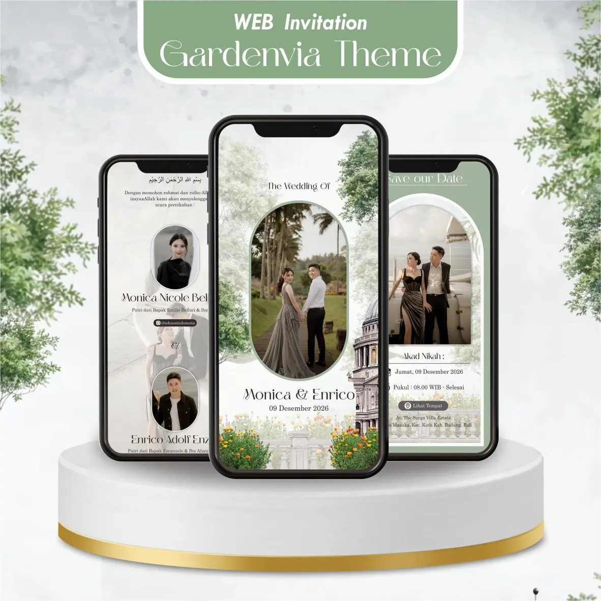 CUPLIKAN UNDANGAN PERNIKAHAN ELEGANT