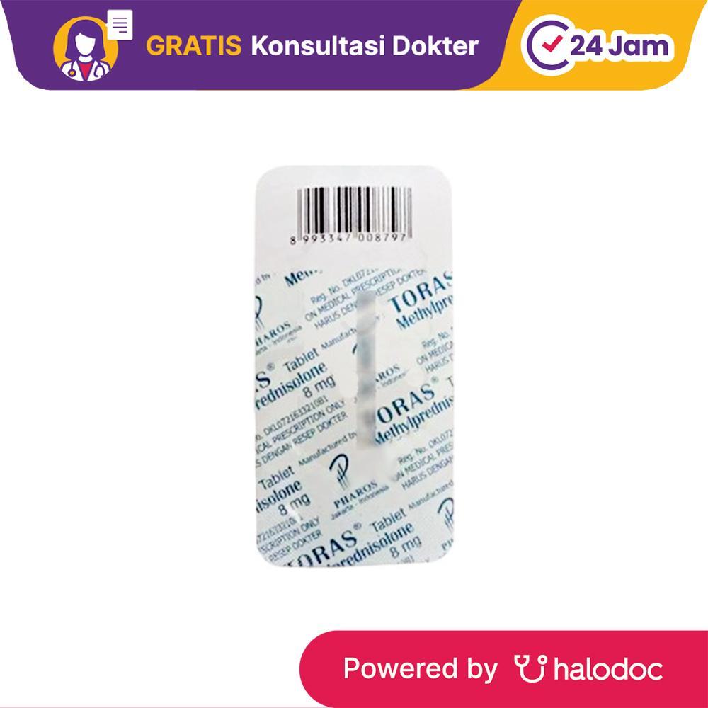 Toras 8 mg 10 Tablet Strip