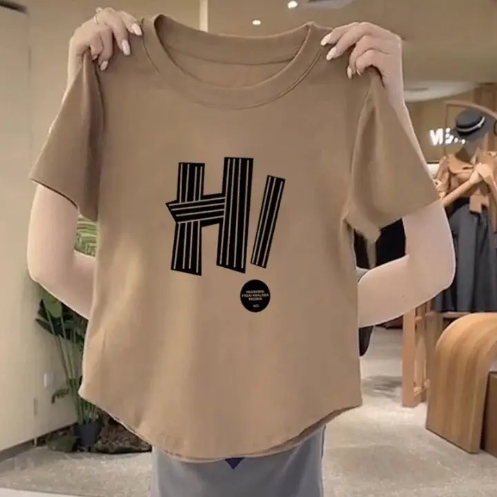 Kaos Polos Dewasa/Kaos Wanita Lengan Pendek/Kaos Oblong Wanita Distro Premium/Atasan/Baju Kasual/Baju Lengan Pendek Melar