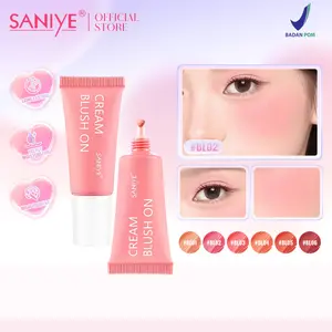 SANIYE KOL Blush On Cream Liquid Blush Multi Use Perona Pipi High Pigmented 6 Color R1299