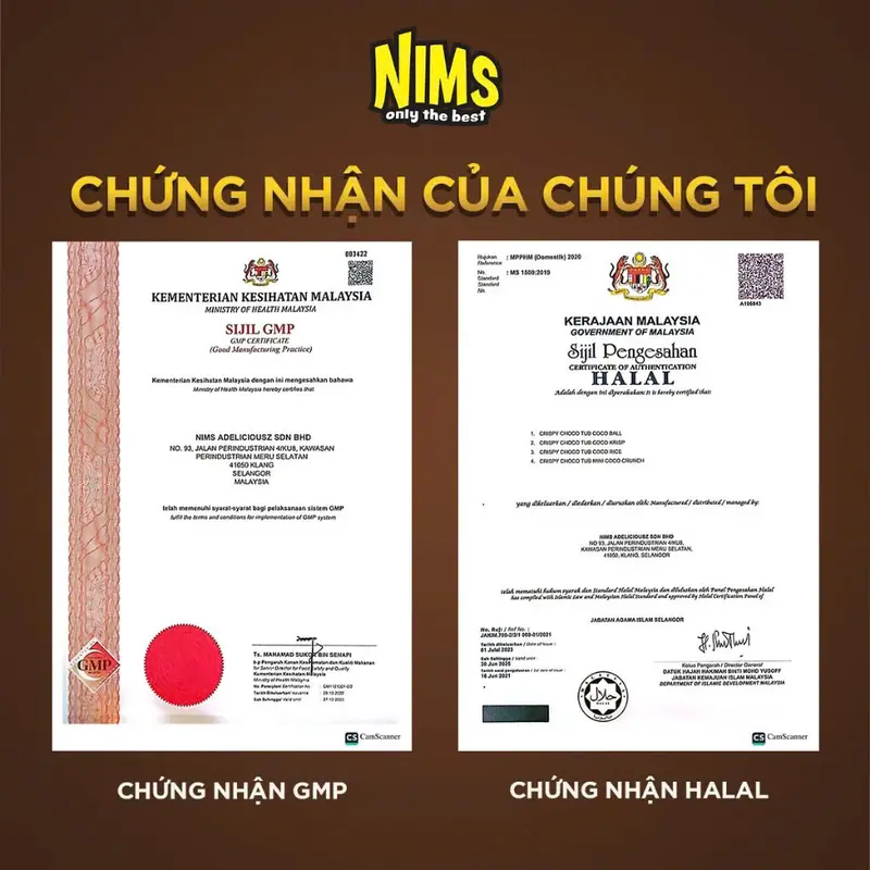 Socola trắng Cầu vồng Nims giòn tan chảy hạt khuyết 3