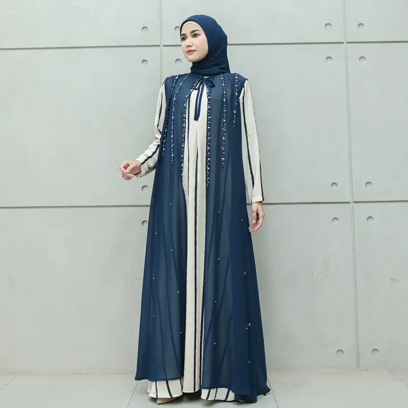 Aisyalina Id VOL 4 Sarimbit Collection Syella Set Series Pashmina Segiempat Bahan Bonita Motif Printing Mix Ceruti Polos Dress Gamis Wanita Outer Style 2