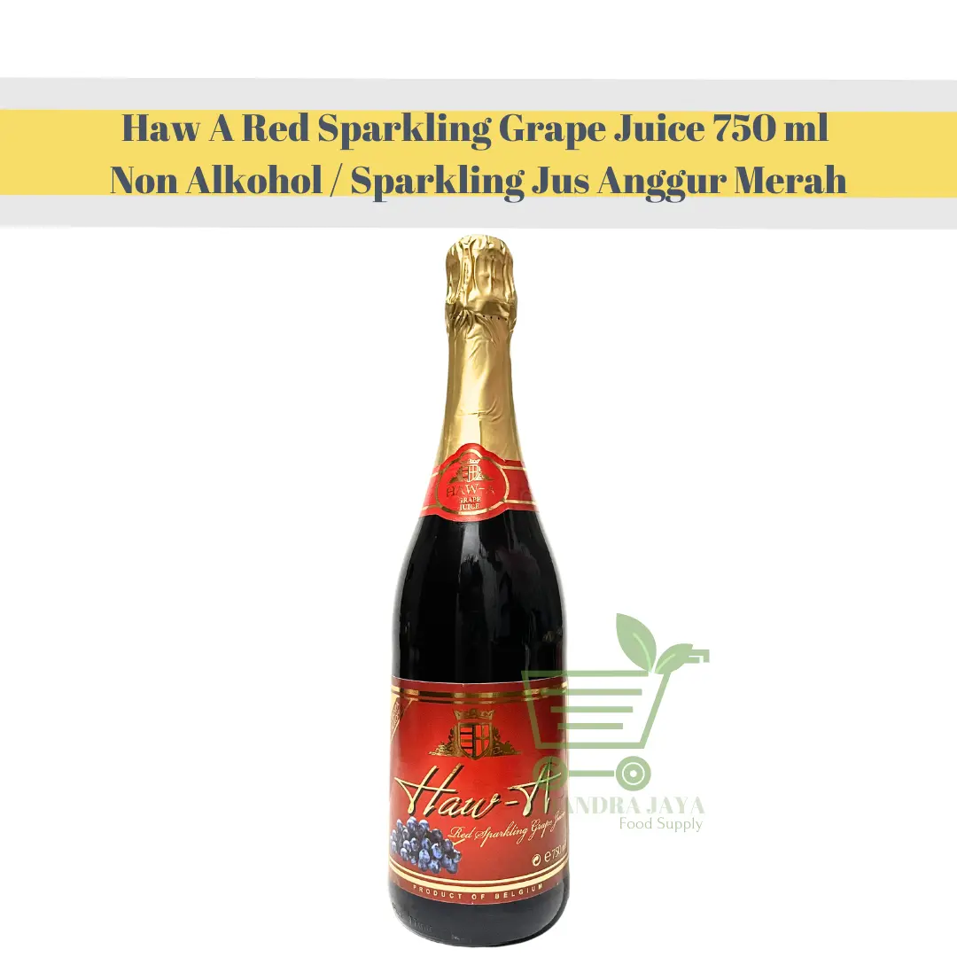 Haw A Red Sparkling Grape Juice 750 ml Non Alkohol / Sparkling Jus Anggur Merah