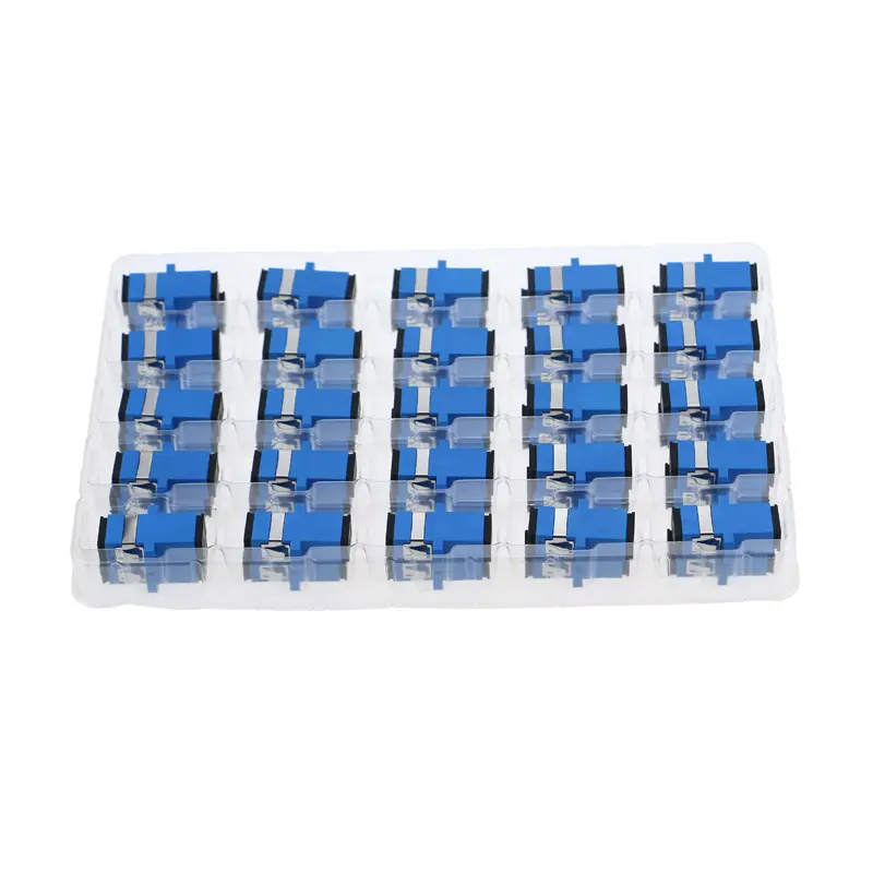 KKC Adapter Sambungan Konektor SC UPC Fiber Optik FTTH CATV penyambung antar Konektor Barel FO 6