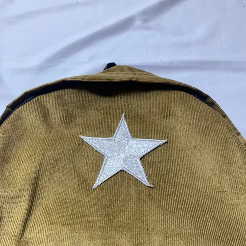 Tas ransel bagpack Corduroy bintang nbc tas gendong sekolah pria Cewe Backpack 5