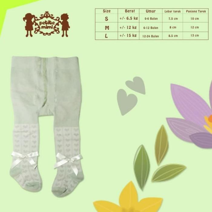 PETITE MIMI Legging Polos Pita Legging Baby Girl Celana Bayi Newborn 3