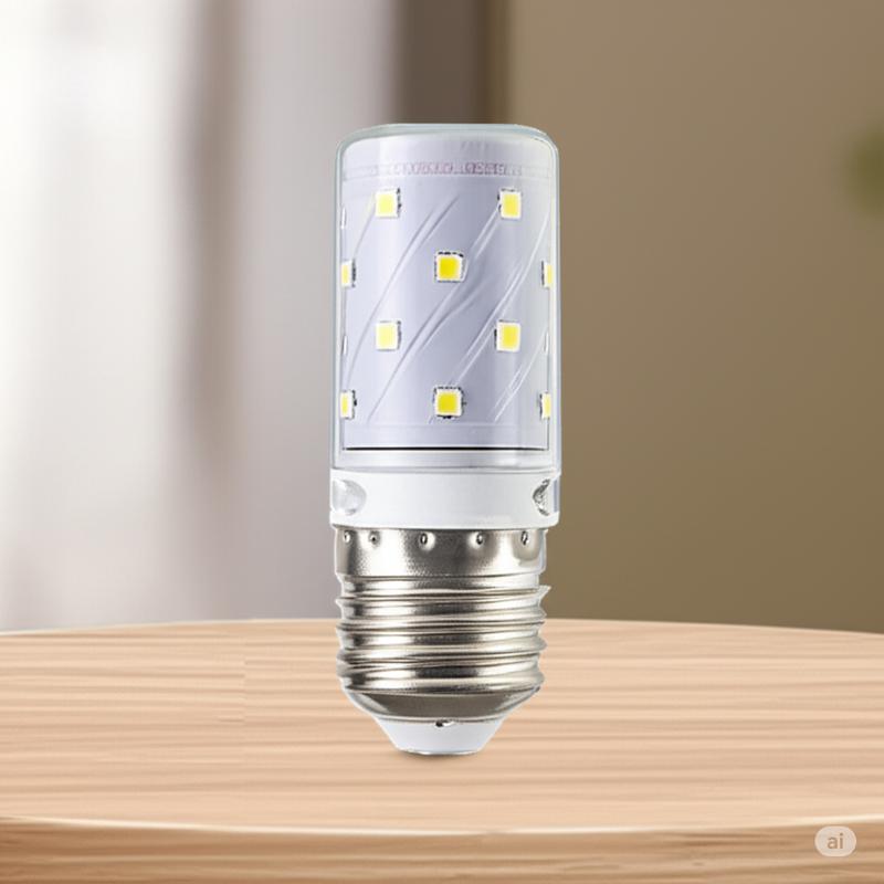 Bóng đèn Led dùng cho đèn ngủ đui E27, bóng led trụ 5w ánh sáng vàng My Home DN057