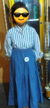 Product Review of 3-12 TAHUN KEMEJA ANAK OVERSIZE ORGANZA KEMEJA ANAK MOTIF SALUR Fashion from M**i A**i 0