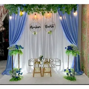 TERBARU PAKET DEKORASI LAMARAN SIMPLE UKURAN 3mX2.2m BACKDROP TERMURAH/PAKET DEKORASI LAMARAN DLL