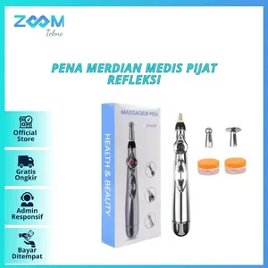 ZT Alat Terapi Akupuntur Pena Merdian Medis Pijat Refleksi Laser Therapy Hitam Tubuh Mengencangkan Perawatan Leher Punggung