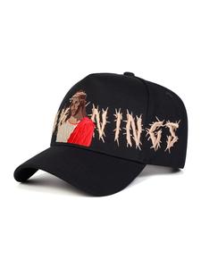 Gorra unisex con diseño de Jesús en cinco lados, ajustable y casual para primavera y otoño, ideal para actividades al aire libre, viajes y vacaciones en la playa