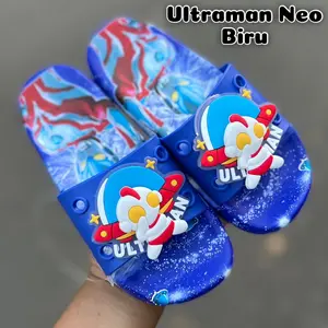 Balance Sandal Slop Anak Import Ultraman Neo Cowok Full Karet