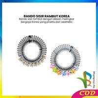 Gambar [COD] RB C1417 Jepit Rambut Sisir Poni Bulat Bando Wanita Aksesories Fashion Import - COKLAT-BERUANG dari RB TOYS AND TECHNOLOGY Kab. Tangerang 3 Tokopedia