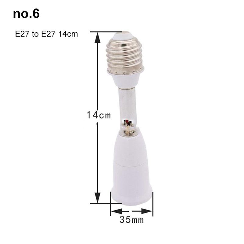 Product Introduction of E27-E27 Adapter Flexible AC E27 To 2 E27 bulb Base power Socket plug Converter LED Light Lamp  Extender Holder  SGK 124