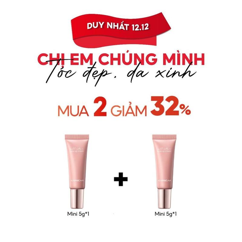 Kem lót nâng tông da Carslan che khuyết điểm 5g Mỹ Phẩm Cosmetic Nữ Women Trang Điểm