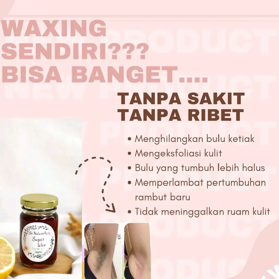 Sugar Wax / Sugar Waxing pencerah ketiak penghilang bulu ketiak
