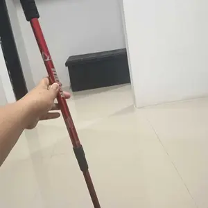 【Pengiriman cepat 12 jam】Tongkat berkemah hiking tongkat berjalan tongkat teleskopik hiking tongkat lipat tongkat berjalan netral Tongkat Lansia Tongkat Lansia Paduan Aluminium Tongkat Alpenstock Pendaki Trekking Pole Lurus Tracking Hikking