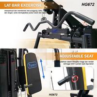 Gambar Home Gym Twen HG672 1 Sisi dan Termurah Alat Fitness - HG672, Packing Normal dari TOKINDO.ID Kab. Tangerang 4 Tokopedia