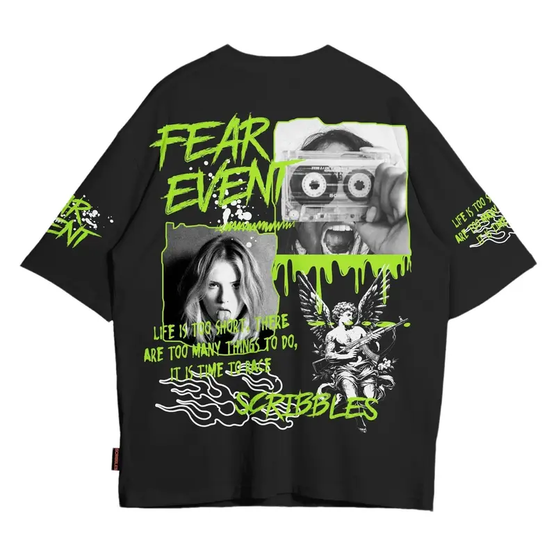 WorkoutXScribbles Tshirt Kaos Oversize FAR EVENT Combed 24s Pria & Wanita - Distro Baju Oversize Keren Sablon Atasan Unisex 0