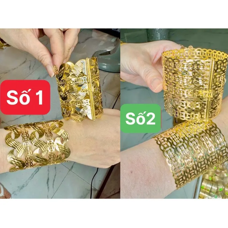 Vòng Ống Lắc Kê màu 610 đẹp sáng