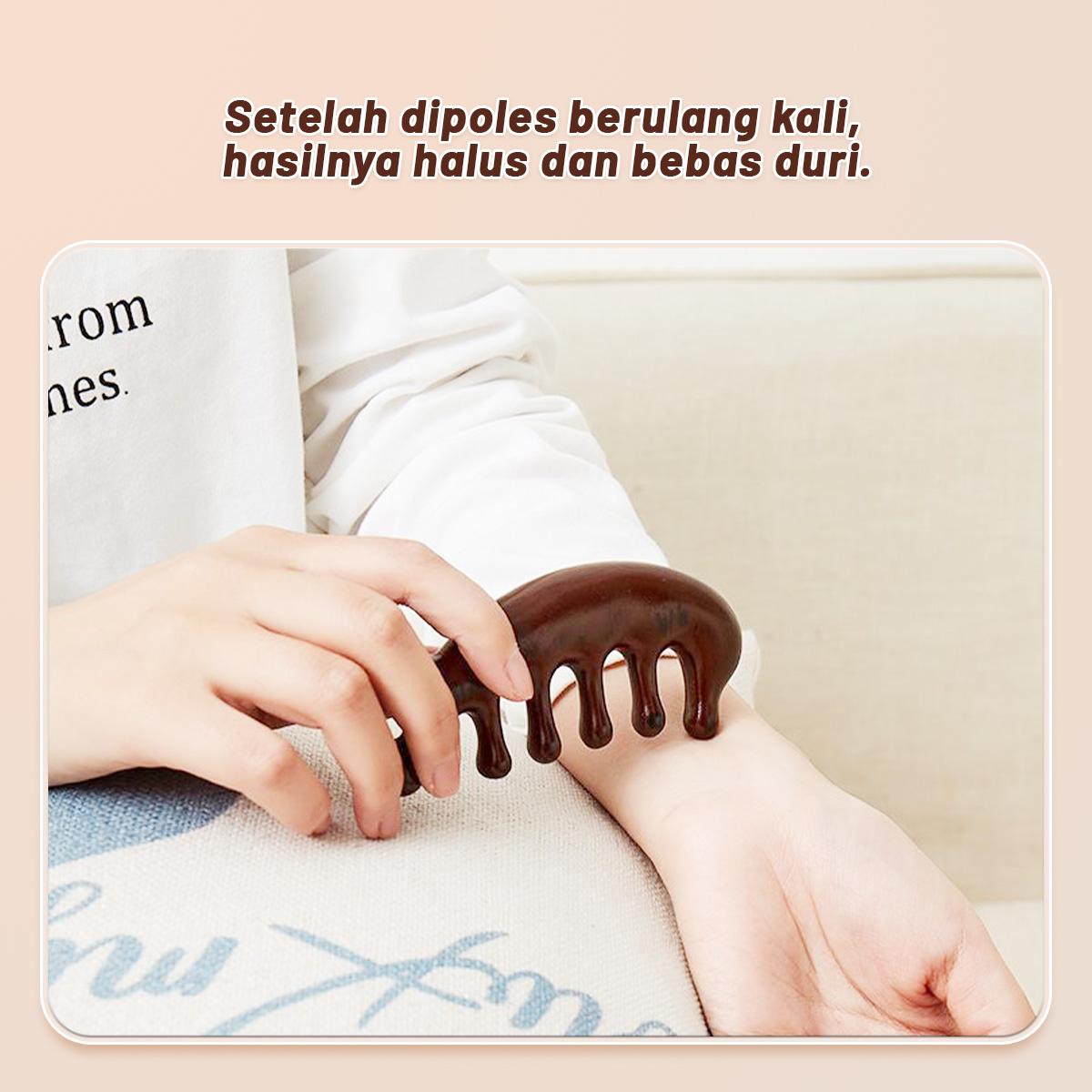 Sisir Pijat Meridian Kayu Cendana Sisir Pijat Lima Gigi Sisir Meridian Multifungsi Pengerukan Anti-statis Rumah Tangga Anti-penumpahan Anti-statis