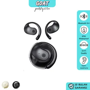 GOAT OWS BR-01 Headset Bluetooth Gaming Earphone With Microphone Bass Headphone Wireless Earbuds Upgrade Terbaru Tws