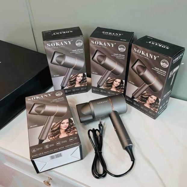 Máy Sấy Tóc Tạo Kiểu Tóc Sokany - Máy Sấy Tạo Kiểu Ion Âm Chống Khô Tóc
