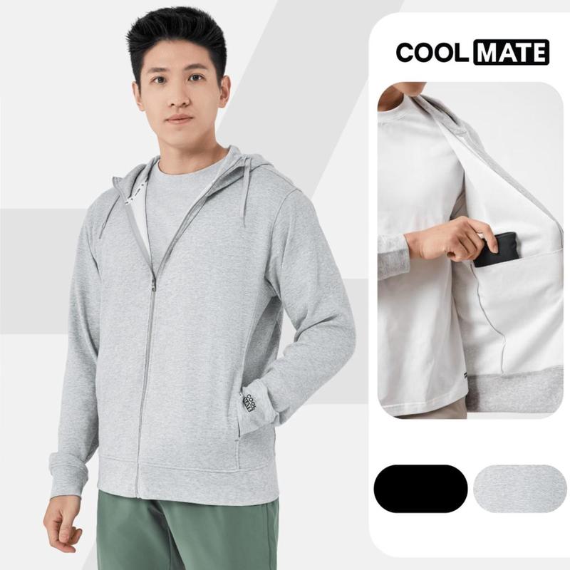 Áo chống nắng Knit chống nhăn, vải mềm mịn, thấm hút, thoáng khí, chống UV, áo khoác tránh nắng có mũ Coolmate